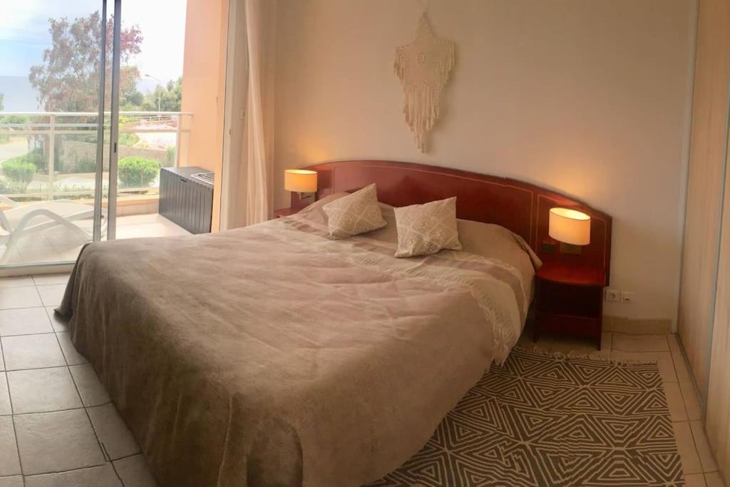 F2 Vue Mer Dans Residence Avec Piscine Ajaccio  Luaran gambar